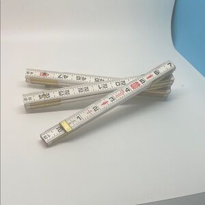 Lufkin Folding White Ruler